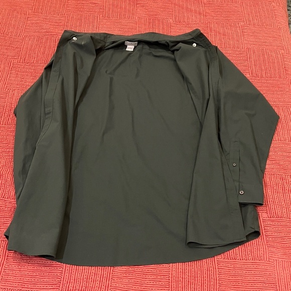 L.L.Bean men’s XL Tall traditional fit long sleeve button up green shirt - Picture 6 of 12